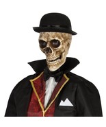 6.5 Foot Halloween Animated Lift Size Dapper Skeleton Moves Lights Up Sings - £194.93 GBP