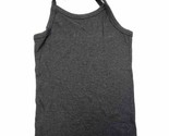 Aerie Womens Gray Halter Top Tank Top Size Medium Tie Up Stretch Ribbed - $9.89