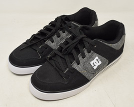 DC Mens Pure Classic Skateboarding Sneakers Black Gray 10 1/2 - £54.91 GBP