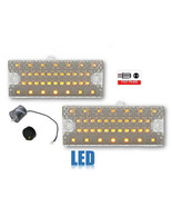 69 70 Chevy Pickup Truck Clear LED Park Light Lamp Lens PAIR &amp; Flasher 1... - $130.12 CAD