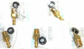 Big A 3-74444 Brass Hose Fitting Connector, 1/4&quot; x 1/4&quot; Male Pipe Lot Of 5 Pcs - £36.46 GBP