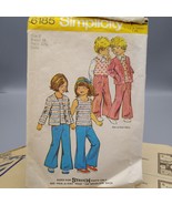 Vintage Sewing PATTERN Simplicity 6185, Childrens Stretch Knit 1973 Unisex - £15.96 GBP