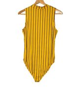 Heart Hips Size L Sleeveless Body Suit One Piece Top Striped High Neck R... - $508.36 MXN