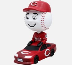 MR RED RACE CAR BOBBLEHEAD!!! 2025 CINCINNATI REDS SGA!!! NIB - $34.51 CAD