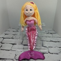 The Petting Zoo Cape Cod Plush Mermaid Blonde and Pink  - £7.94 GBP