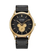 DISNEY CITIZEN WATCHES ECO DRIVE WRIST WATCH MICKEY MOUSE GOLD LADIES ME... - £229.13 GBP