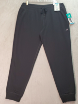 2bfree Joggers Pants Womens XL Black Polyester Pockets Elastic Waist Dra... - $22.97