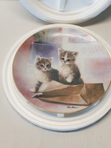 A Bag Of Fun Kitten Cousins Collection Danbury Mint Decorator Plate Manning 1990 - £7.95 GBP