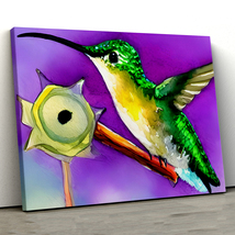 Hummingbird 16, Canvas Wall Art, Canvas Print, Landscape Wall Art, Nature Art - £28.32 GBP+