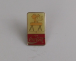 Hurdle Jumping Olympic Games &amp; Coca-Cola Lapel Hat Pin - $8.42