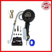 Easy-to-Use Digital Tire Pressure Gauge with Steel Braided Hose &amp; Quick ... - $996.30 MXN