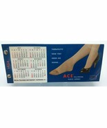 Vintage 1954 ACE Full-Footed Hosiery Advertising Calendar and Notebook 8... - $14.80