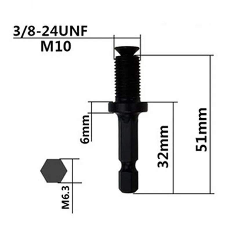 2 20unf 3 8 24unf replacement adapter for impact wrench convert drill chuck adapter sds thumb200