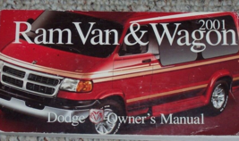 2001 Dodge RAM Furgone Wagon Operatori Proprietari Owner Manuale OEM - £27.03 GBP