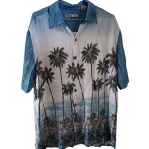 Batik Bay Men&#39;s Short Sleeve Tropical Button Down Shirt - £11.35 GBP