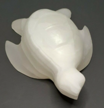 White Onyx Sea Turtle Paper Weight Made in Mexico 4x3x1.5 - £14.28 GBP