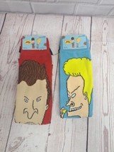 Hyp Beavis and Butthead Crew Socks - 2 Pairs Size 6-12 Unisex MTV New - $12.59