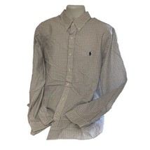Ralph Lauren size XL TG Men&#39;s Casual Shirt Multicolor Check Geometric Graph - £13.87 GBP