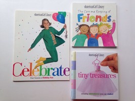 American Girl Library Book Lot Care Keeping of Friends Tiny Treasurers Celebrate - £11.76 GBP