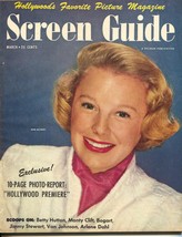 Screen Guide-June Allyson-Betty Hutton-Humphrey Bogart-Mar-1950 - $119.80