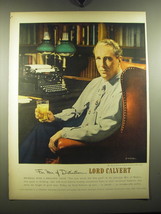 1949 Lord Calvert Whiskey Ad - photo of Charles Bennett by Valentino Sarra - £14.52 GBP