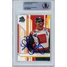 Kyle Petty Signed Press Pass Stealth On-Card Auto Nascar Beckett BGS Autograph - £61.89 GBP