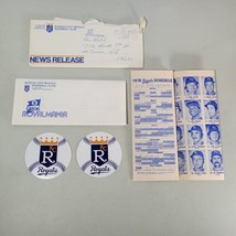 1978 Kansas City Royals Souvenir Lot Bumper Sticker Decal Players Photos... - $12.51
