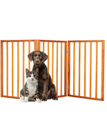 Pet Gate - 3-Panel Indoor Foldable Dog Fence for Stairs or Doorways - 54... - $62.80