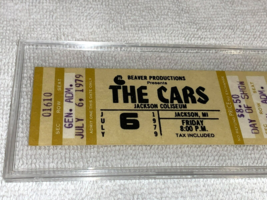 THE CARS 1979 VINTAGE UNUSED CONCERT GIG TICKET RIC OCASEK BENJAMIN ORR ... - $32.98