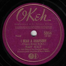 Mary Healy 78 I Hear A Rhapsody / Down Argentina Way SH3D - £5.46 GBP