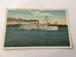 Vintage Postcard Unposted Steamer Ship Montreal St Lawrence River - $2.38