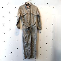S - Alex Mill Sage Green Belted Expedition Long Sleeve Jumpsuit Outfit 0... - $90.00