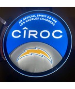 NEW Official NFL Ciroc Los Angeles Chargers Diageo Lighted LED Bar Sign ... - $230.11 CAD