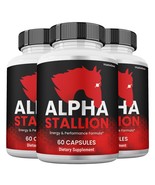 3 Pack Alpha Stallion Capsules for Men Max Strength Energy and Vitality ... - $1,830.14 MXN