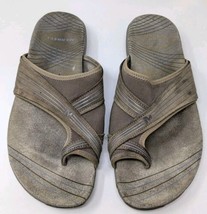 Merrell Sundew Bungee Walking Sandals Leather Women&#39;s Size 10 Toe Loop VTG - $23.28