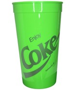 Large 90s Coca Cola Neon 32 Oz Enjoy Coke Event Cup Basketball Baseball ... - $13.70 CAD