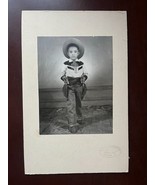 Vintage PHOTOGRAPH PHOTO Mexican Boy Child Cowboy Vaquero From 1950&#39;s - €21,10 EUR
