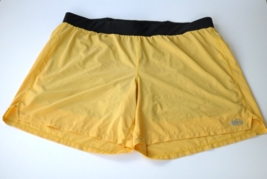 REI Co-Op Men&#39;s Swiftland Running Shorts Lined Yellow Quick Dry Size XL - £15.98 GBP