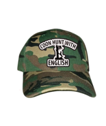 Cap Hat Woodland Camo Solid Back Dog Picture Coonhound English Coon Hunter - $20.99