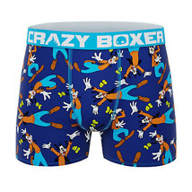 Crazy Boxer Disney Classics Goofy Poses AOP Men&#39;s Boxer Briefs Multi-Color - £15.96 GBP