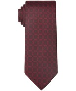 MSRP $70 Michael Kors Men&#39;s Classic Grid Tie Red Size OSFA - $23.38 CAD