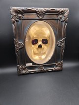 Gemmy MYSTICAL MIRROR Animated 3D Motion Activated Skelton Skull Works - $29.01