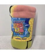 NEW SpongeBob SquarePants &amp; Patrick Soft Fleece Kids&#39; Throw Blanket 45in... - $454.41 MXN