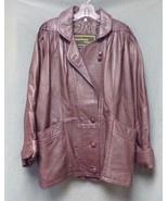 Nicole Sarhady Collections Leather Jacket (Fully Lined) Women&#39;s Size Large - £47.89 GBP