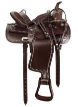 STG Western Saddle Trail Barrel Racing Pleasure\Trail All Event Brown Saddle - £357.70 GBP+