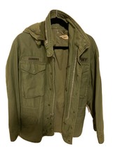 Vintage M-65 Militär Armee Feldjacke Mantel Mit / Kapuze - Größe Herren S - £194.42 GBP