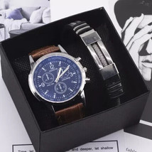 Watch Men New Watches Blue Light Glass Wrist Color:Blue - £19.13 GBP