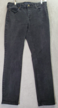 Tommy Hilfiger Jeans Womens Size 10 Black Denim Cotton Flat Front Amherst Skinny - £13.75 GBP