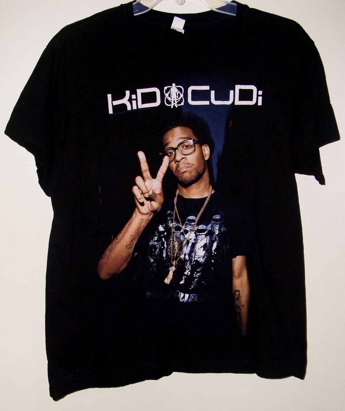 Primary image for Kid Cudi Concert Tour T Shirt Vintage Peace Sign Tultex Tag Size Medium