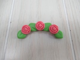 Fisher Price Fun with Food Create A Cake Wedding pink green flower icing... - $6.92